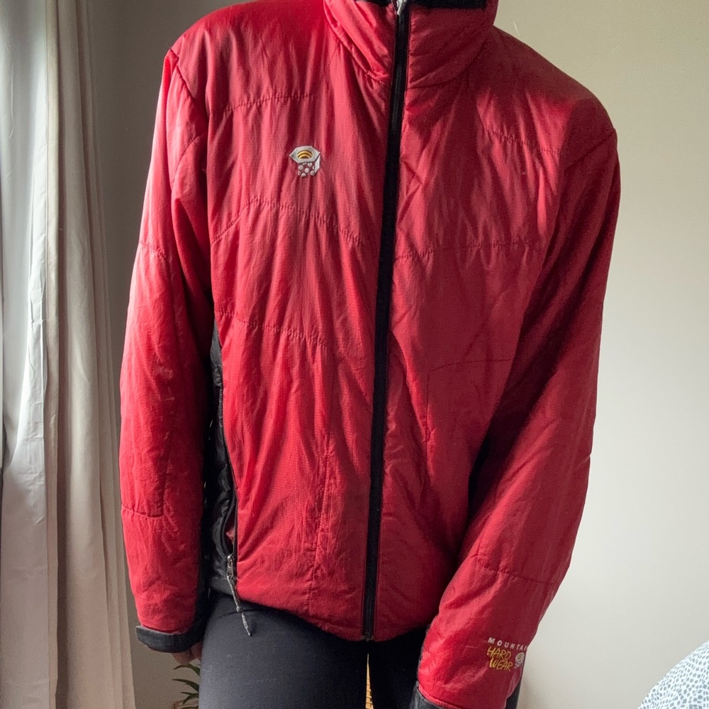 Mountain Hardwear Red Performance Jacket Lightweight